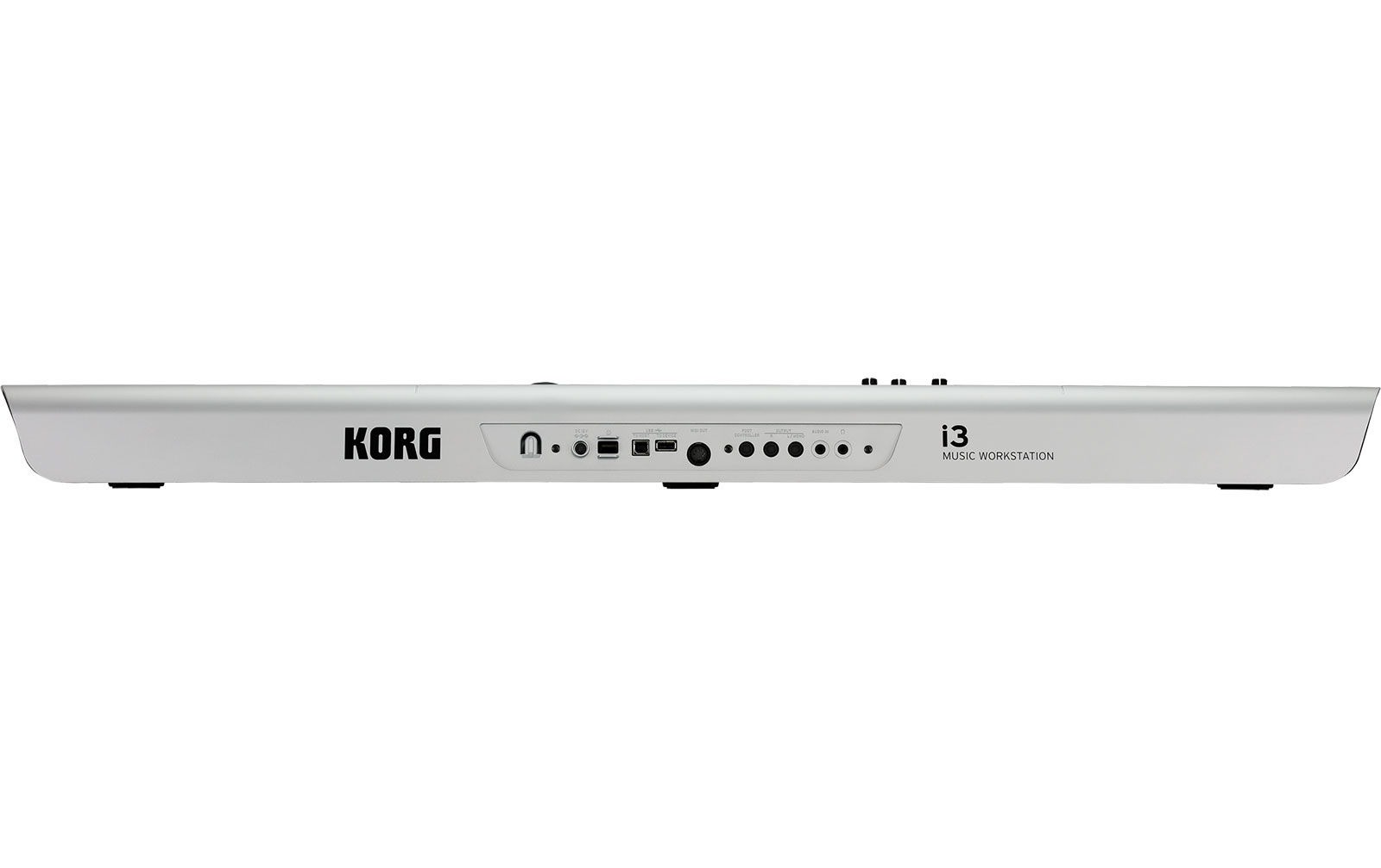 Korg i3 Workstation mit 61 Tasten, silber