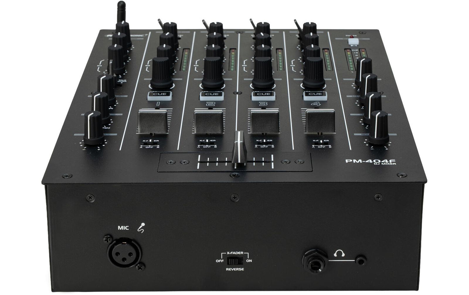 Omnitronic PM-404F 4-Kanal-DJ-Mixer mit Filter und Bluetooth