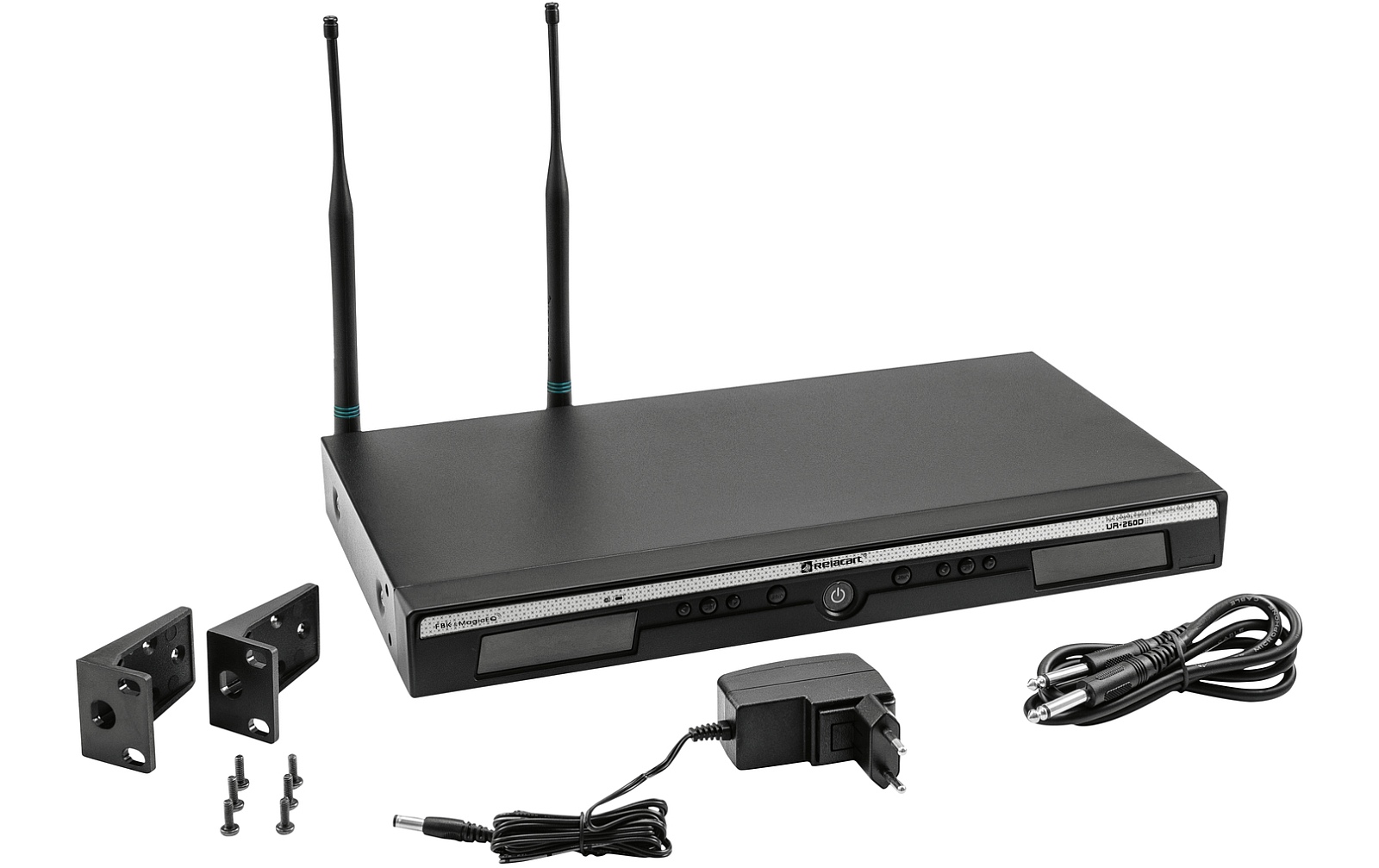 Relacart UR-260D 2-Kanal-UHF-Empfänger 522-554 MHz