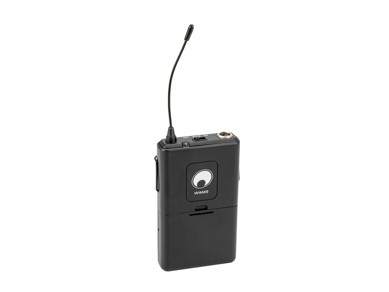 Omnitronic WAMS-12 Taschensender inkl. Kopfbügelmikrofon 863MHz