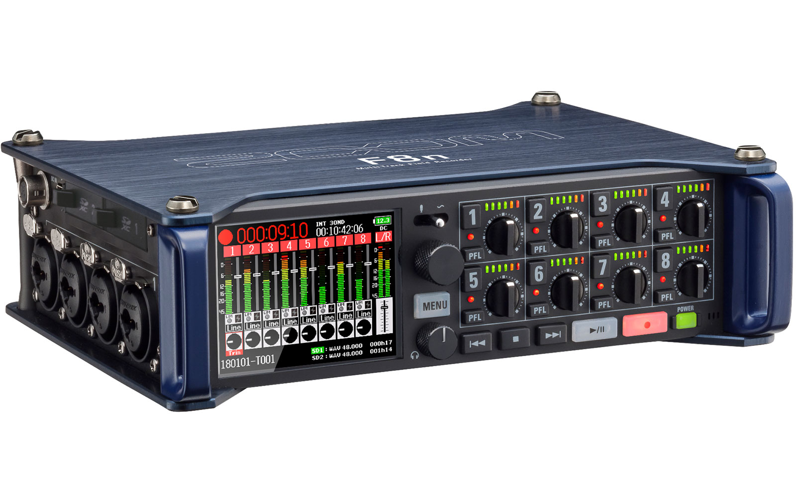 Zoom F8n Pro MultiTrack Field Recorder
