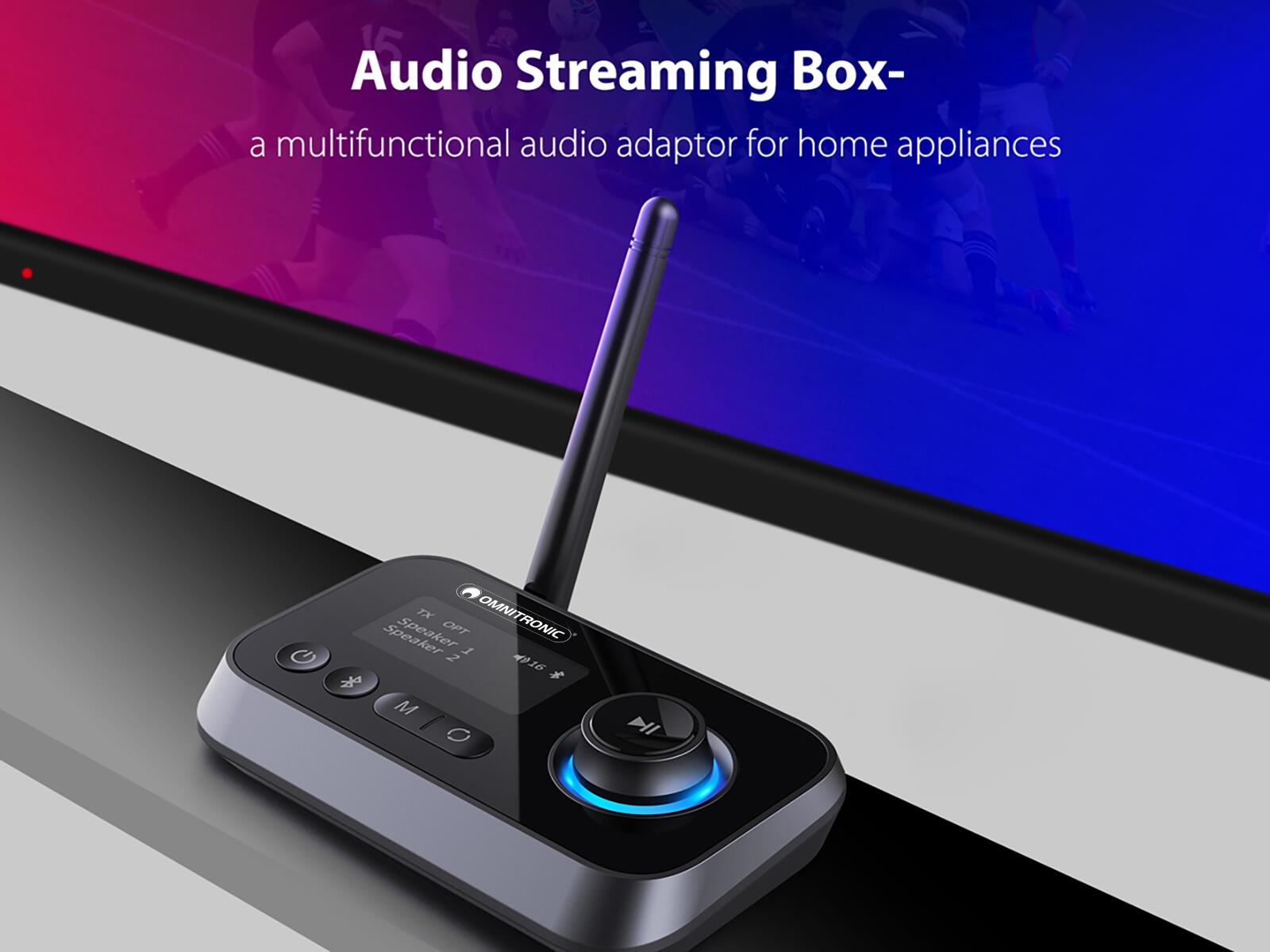 Omnitronic BDT-5.2PRO Aptx HD Bluetooth Transceiver