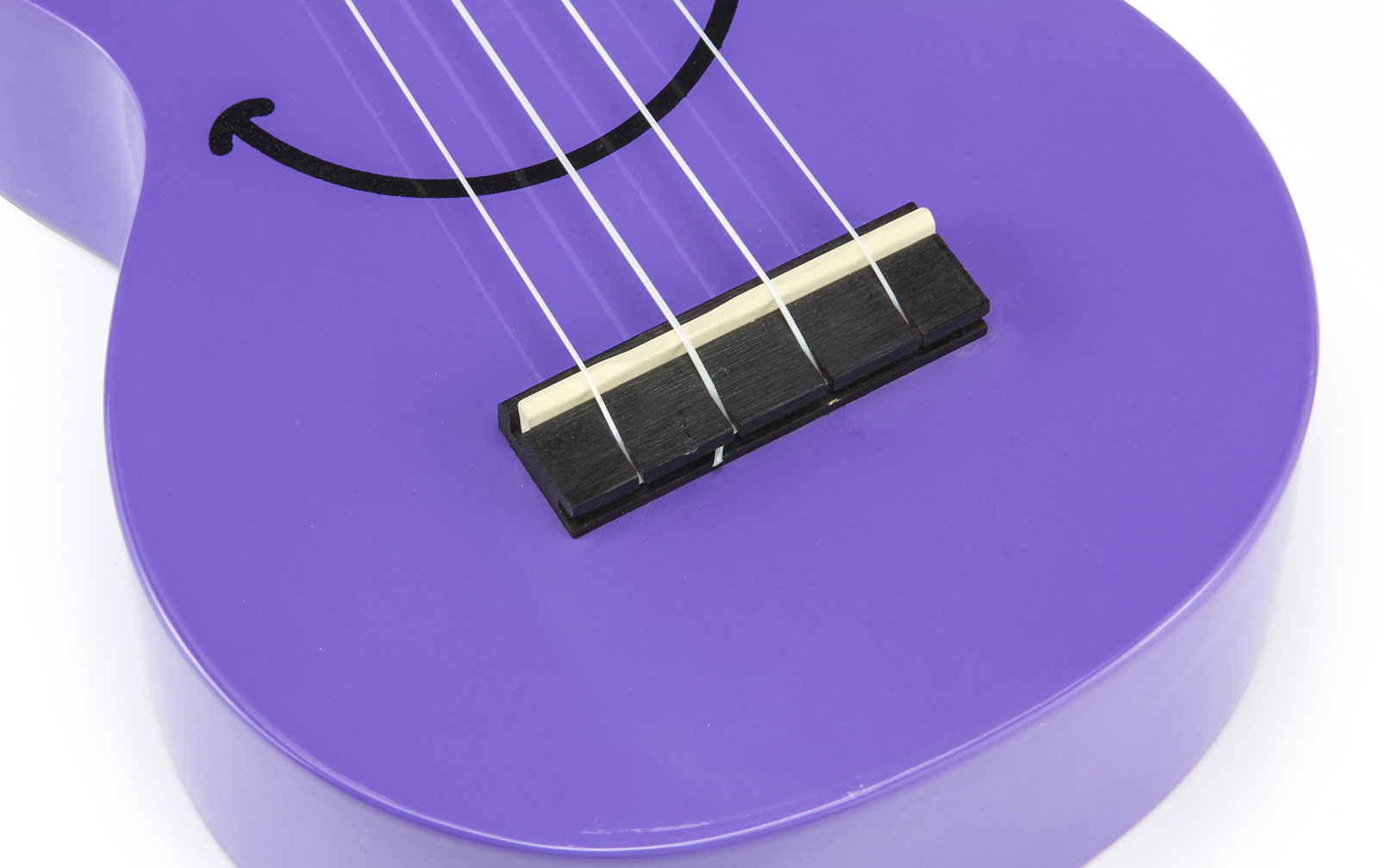 Mahalo Smiley Ukulele Purple
