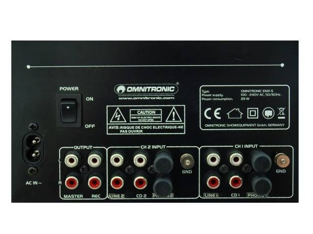 Omnitronic PM-222 2-Kanal-DJ-Mixer