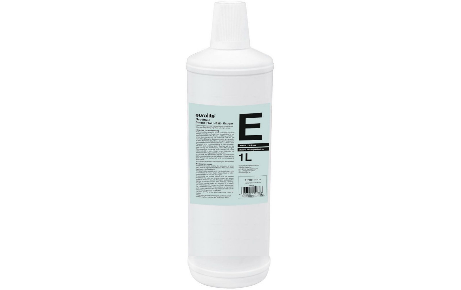 Eurolite Smoke Fluid -E2D- Extrem Nebelfluid 1l