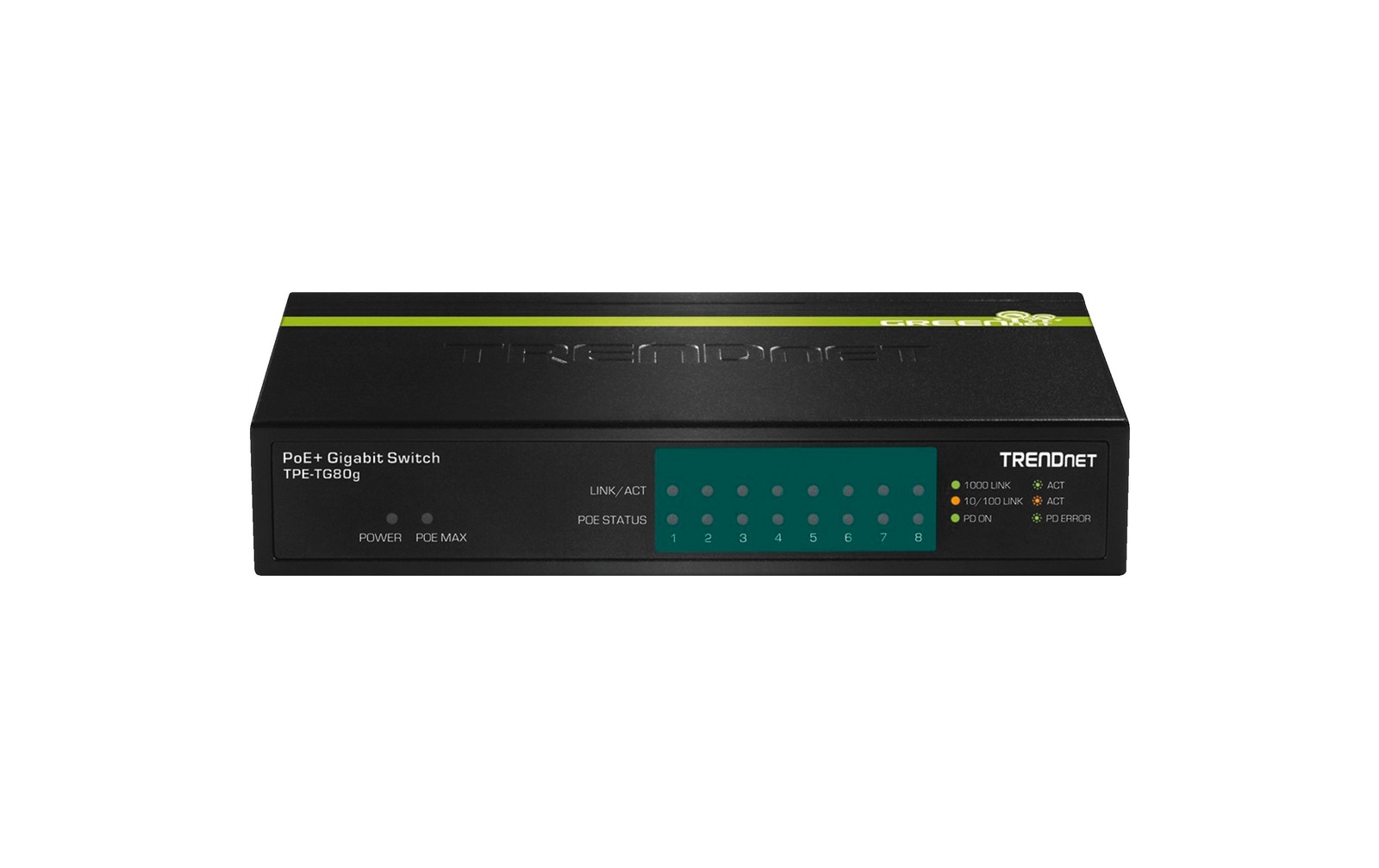 TRENDnet TPE-TG80G Power-over-Ethernet-Gigabit-Switch