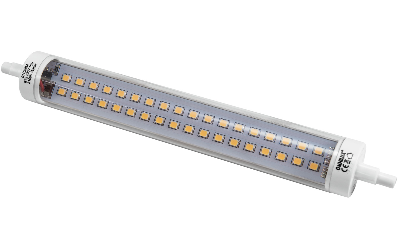 Omnilux LED 230V/15W R7s 189mm Stabbrenner