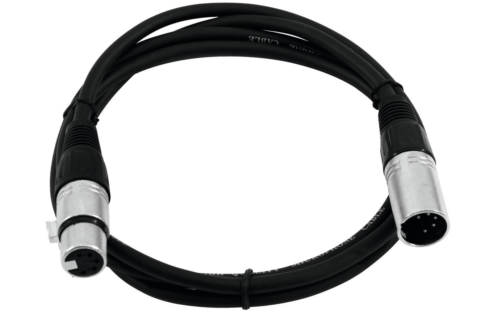 Omnitronic XLR Kabel 5pol 1m schwarz