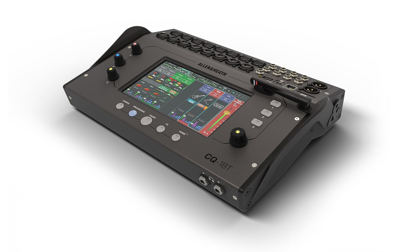 Allen & Heath CQ18T kleinformatiges digitales Mischpult mit Touchscreen
