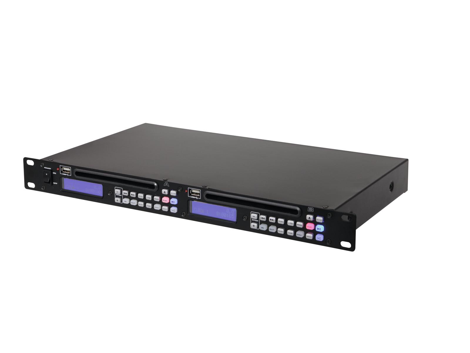 Omnitronic DMP-202 Dual-USB-CD-Player