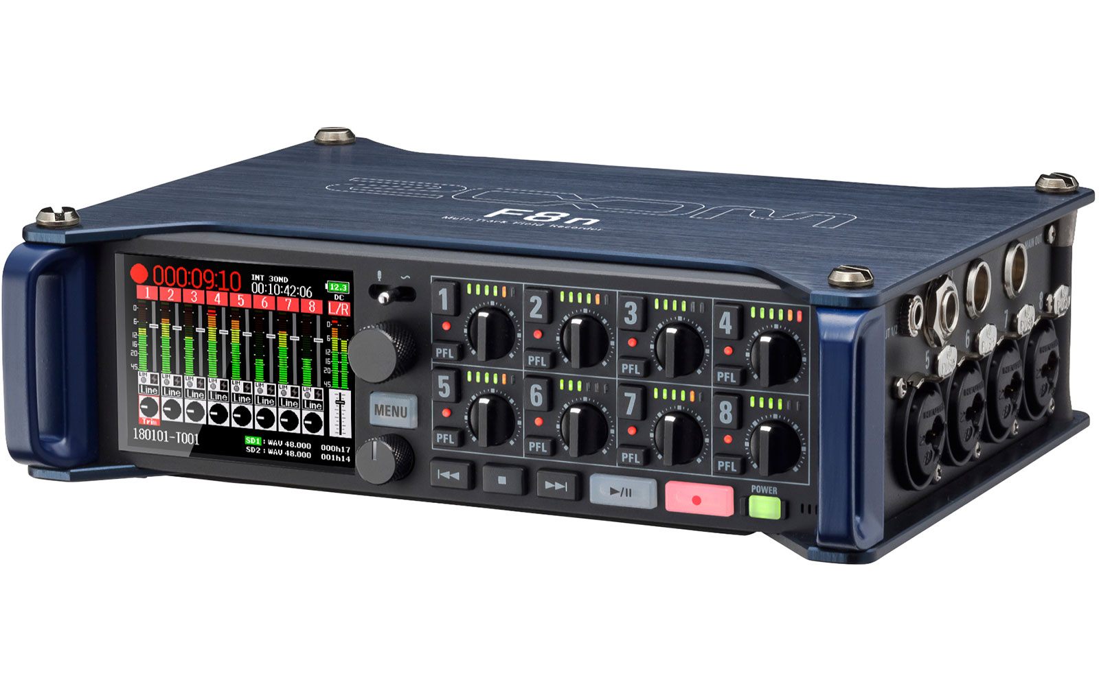 Zoom F8n Pro MultiTrack Field Recorder