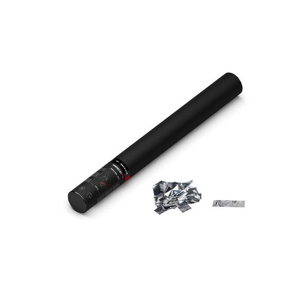 Magic FX Handheld Konfetti Kanone 50cm Silber Metallic