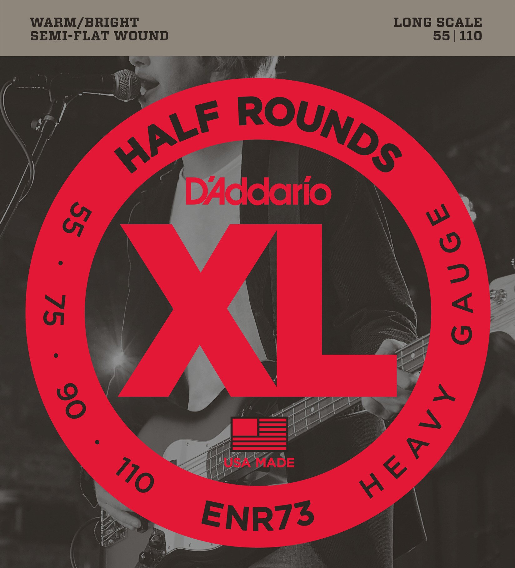 Daddario ENR73 Saitensatz für E-Bass