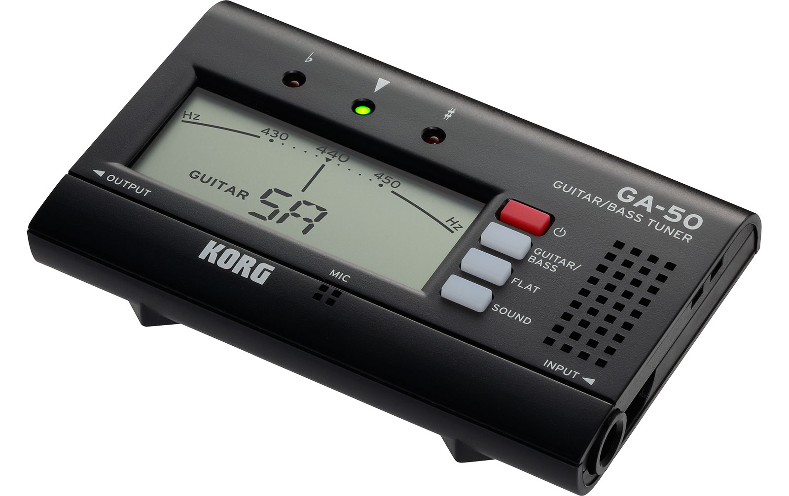 Korg GA-50 Tuner, schwarz