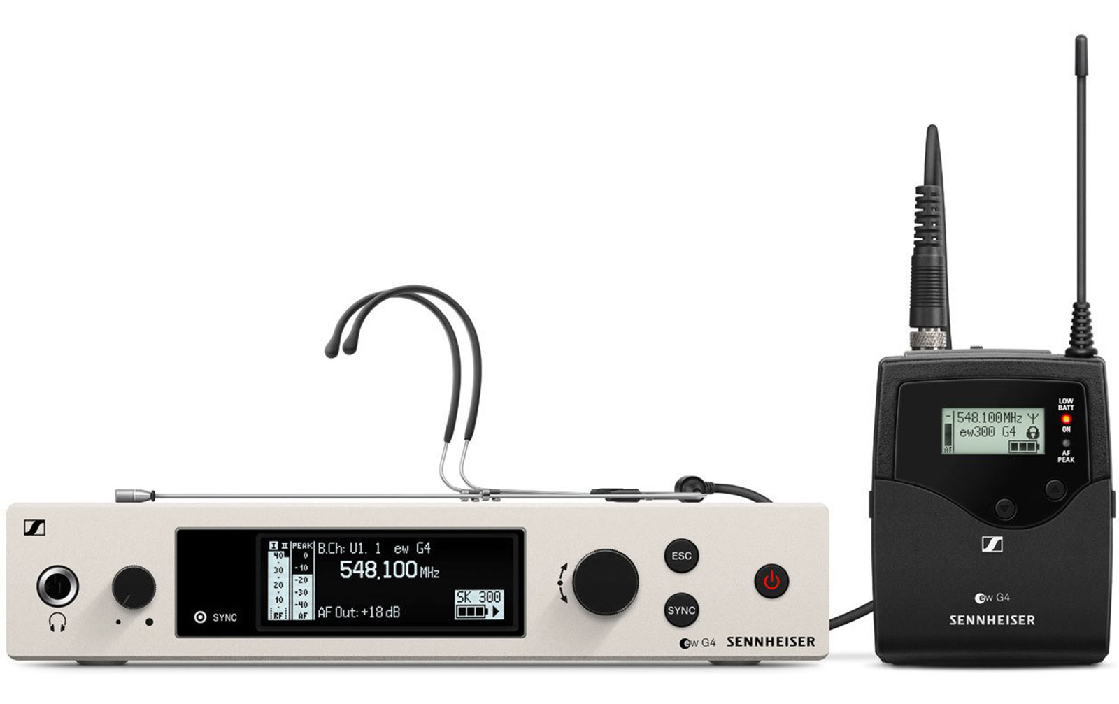 Sennheiser ew 300 G4 Headmic1-RC BW Frequenz (626 - 698 MHz)