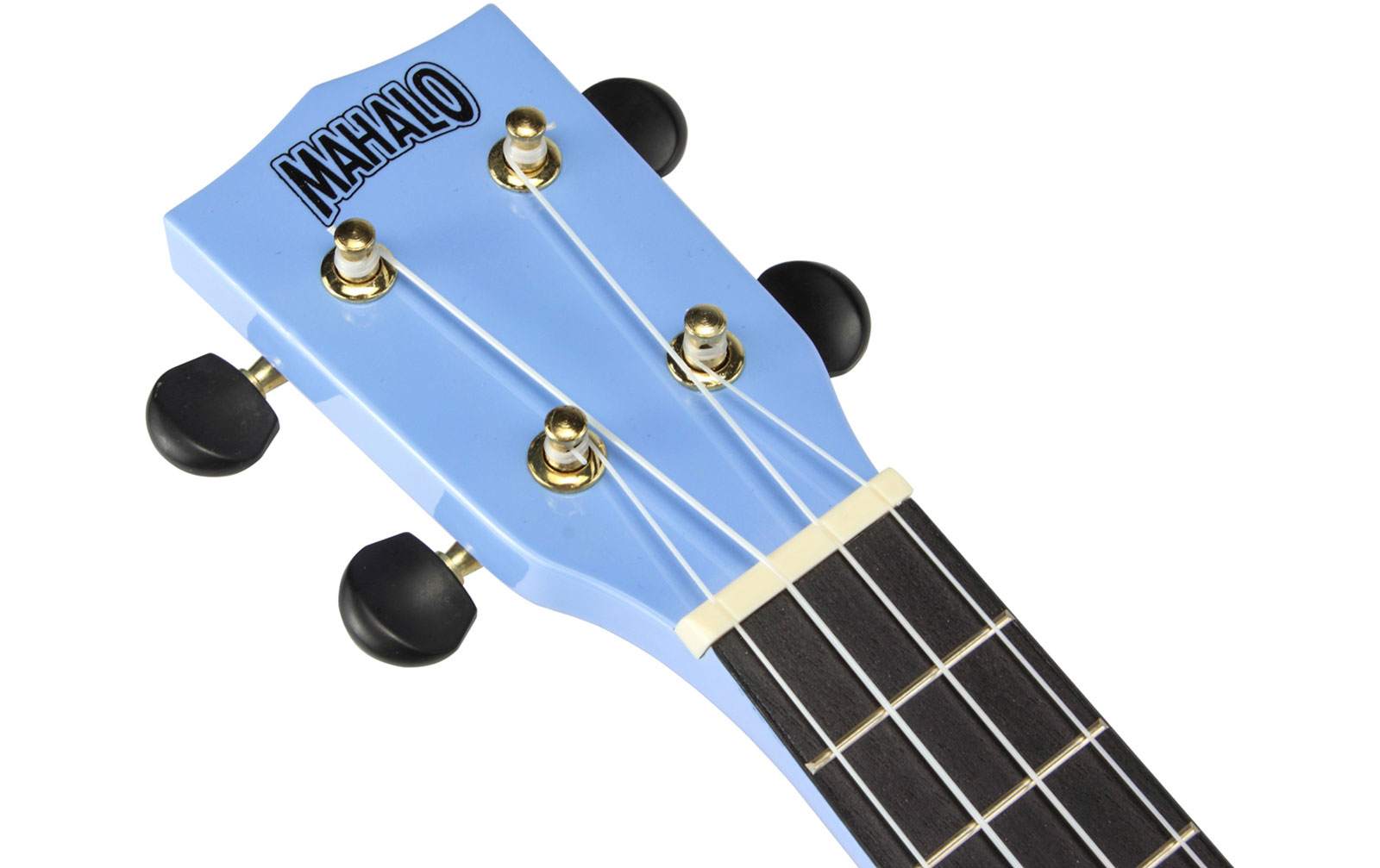 Mahalo Smiley Ukulele Light Blue