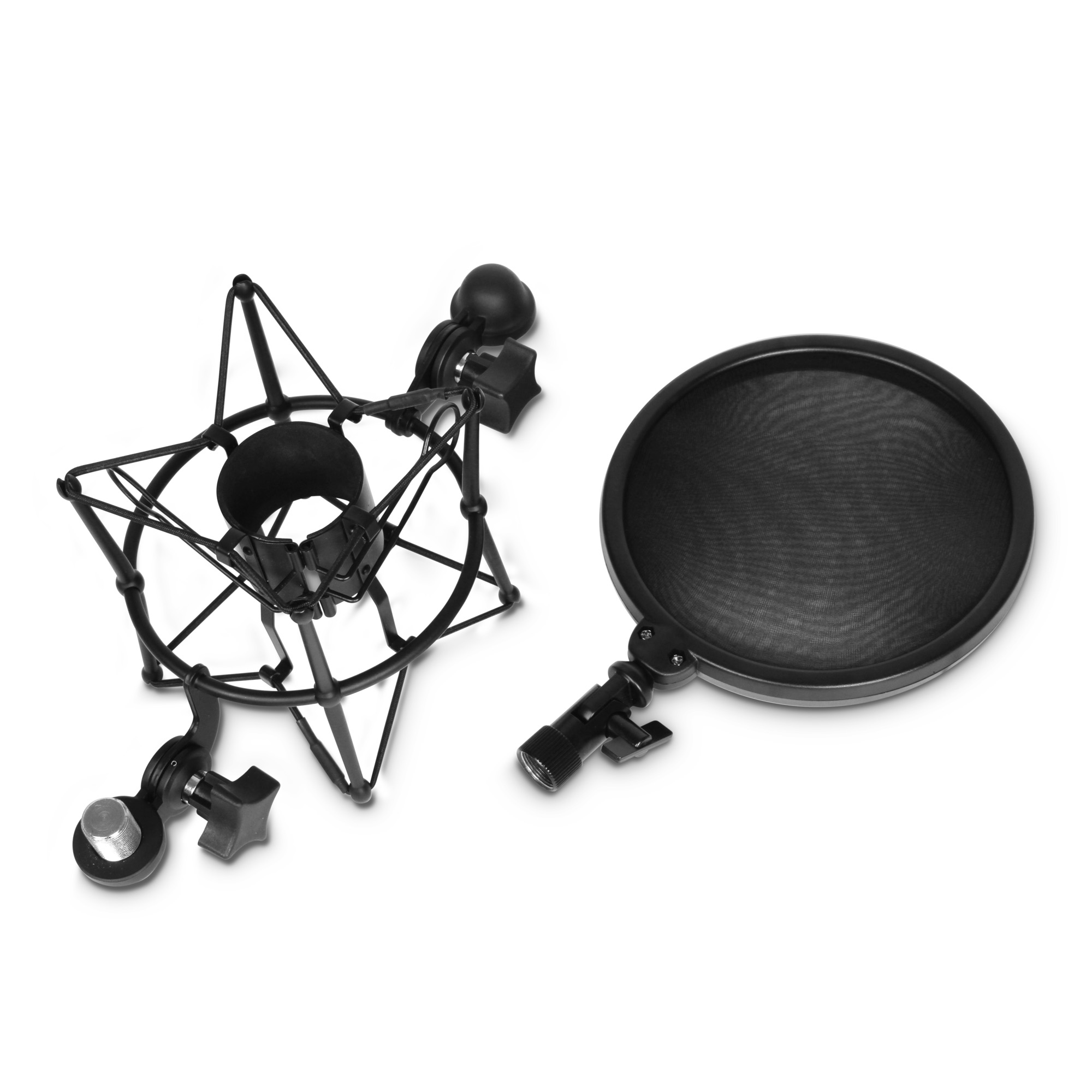 Adam Hall DSM 400 Mikrofonspinne mit Pop Filter