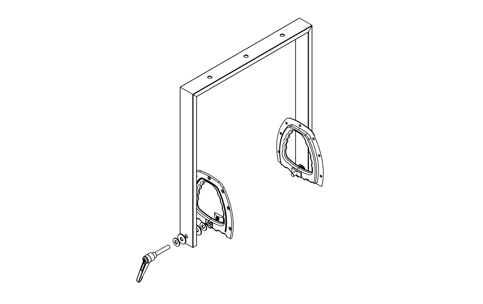 LD Systems DDQ Serie - Schwenkbügel für LDDDQ15