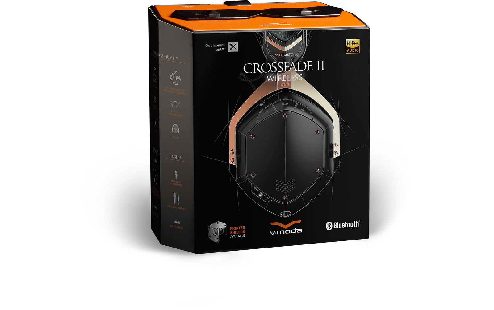 V-Moda Crossfade 2 Wireless Codex Edition Rose Gold Black