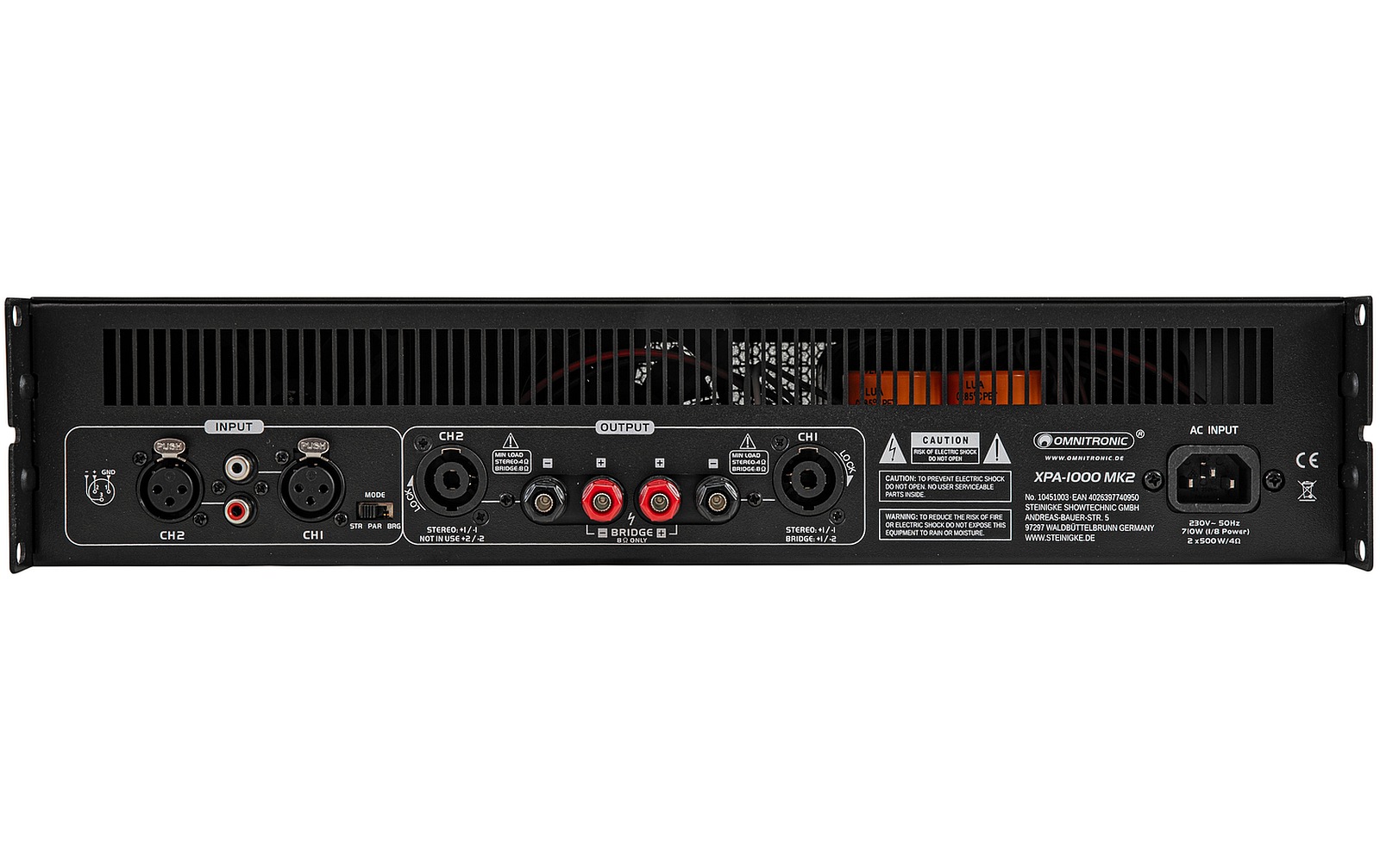 Omnitronic XPA-1000 MK2 Endstufe