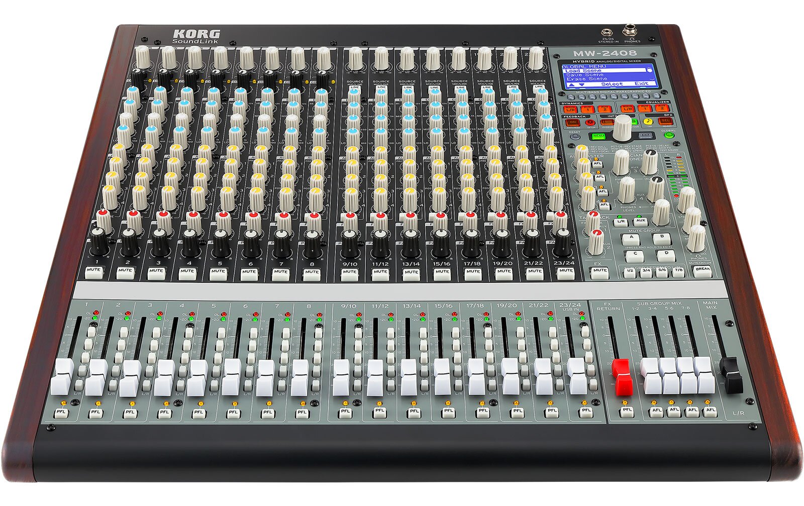 Korg MW-2408 Hybrid Mixer, 24 Kanäle