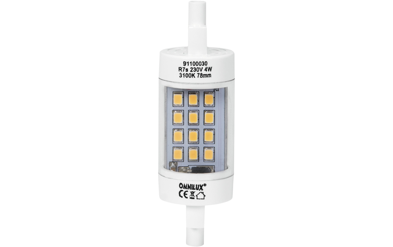 Omnilux LED 230V/4W R7s 78mm Stabbrenner