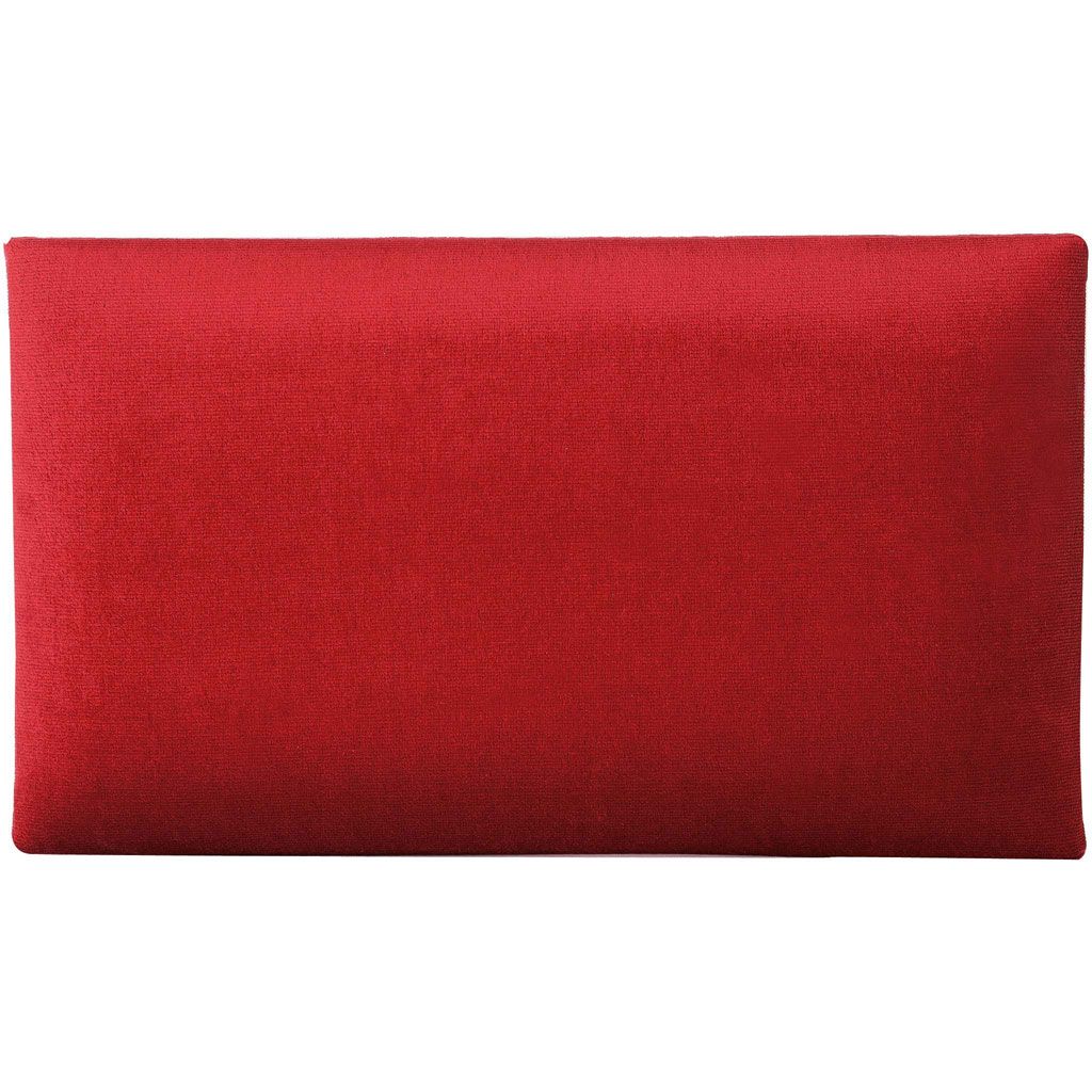 K&M 13802 Sitzpolster - Samt, rot