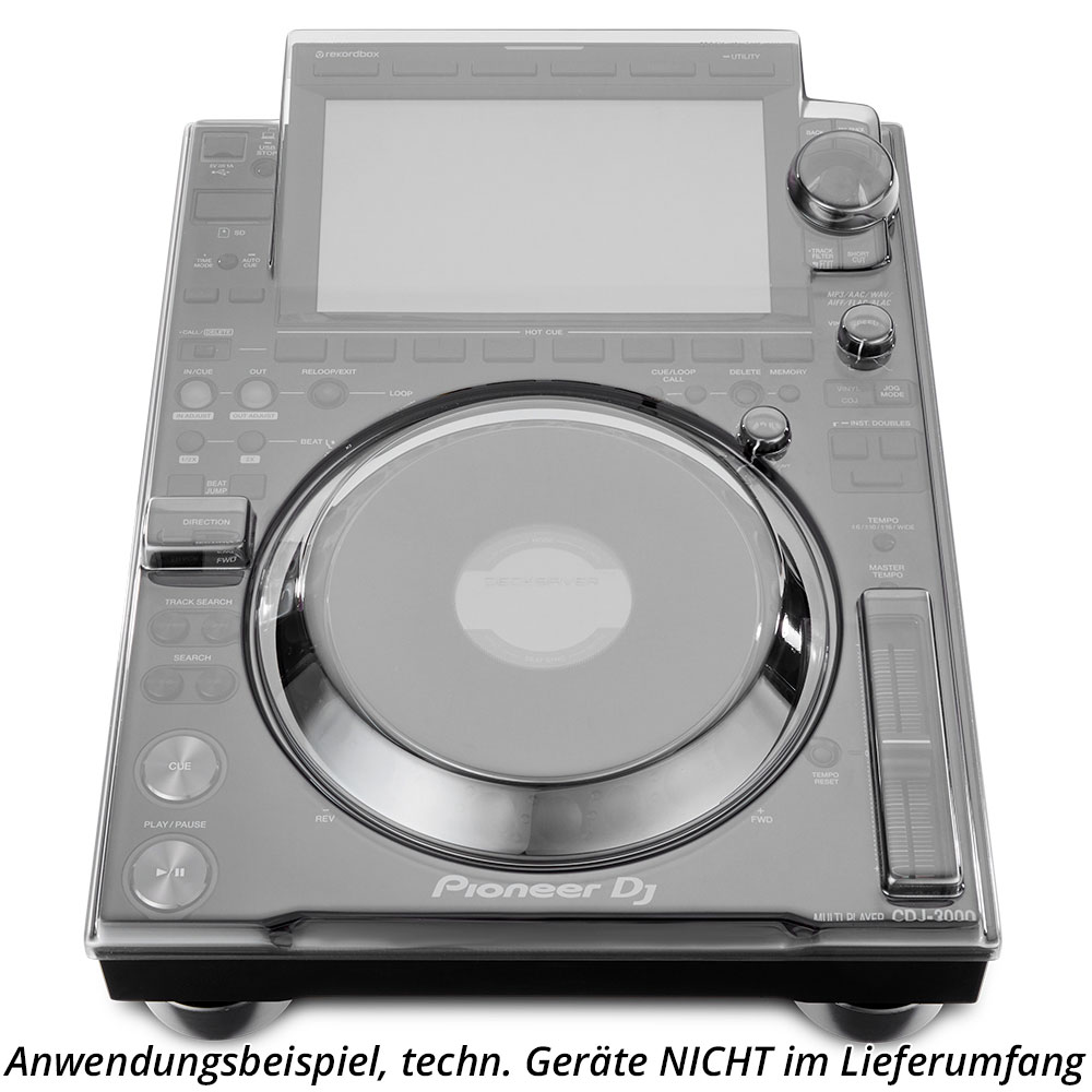 Decksaver Pioneer DJ CDJ-3000 Staubschutzabdeckung inkl. Faceplate