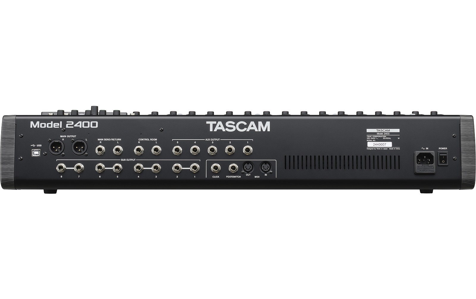 Tascam Model 2400 analoges Studio- und Live-Recording Mischpult