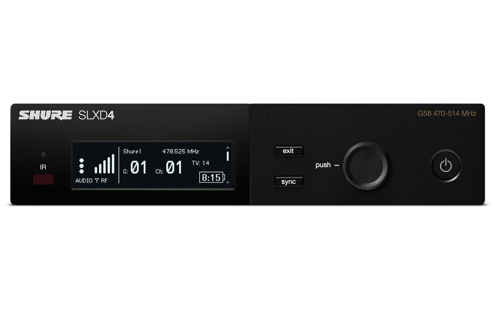 Shure SLXD24/SM58 SLX-D Handsendersystem SM58 562-606 MHz (SLXD24E/SM58-J53)