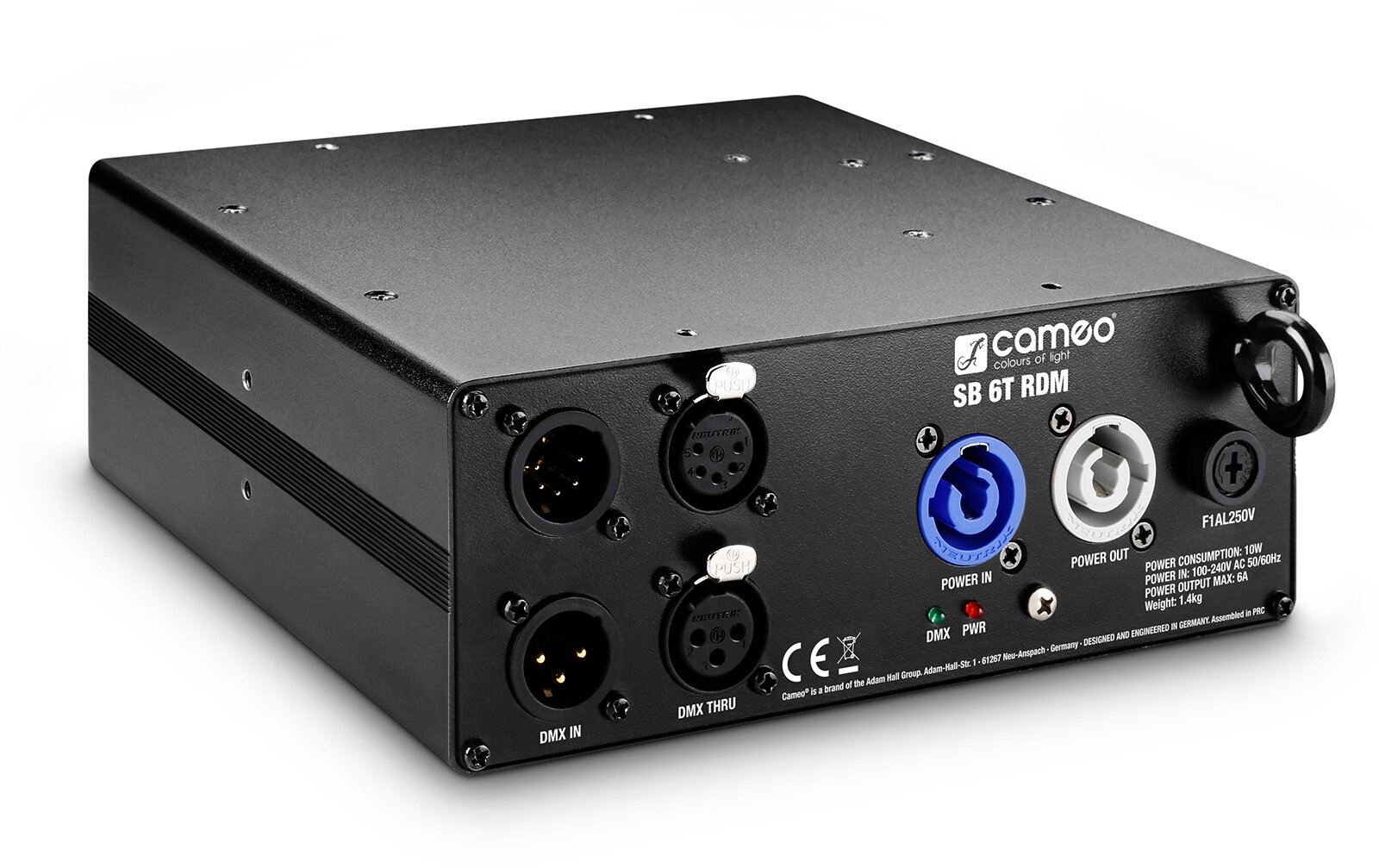 Cameo SB 6T RDM - 6-Kanal DMX/RDM Splitter/Booster (3- und 5-Pol)