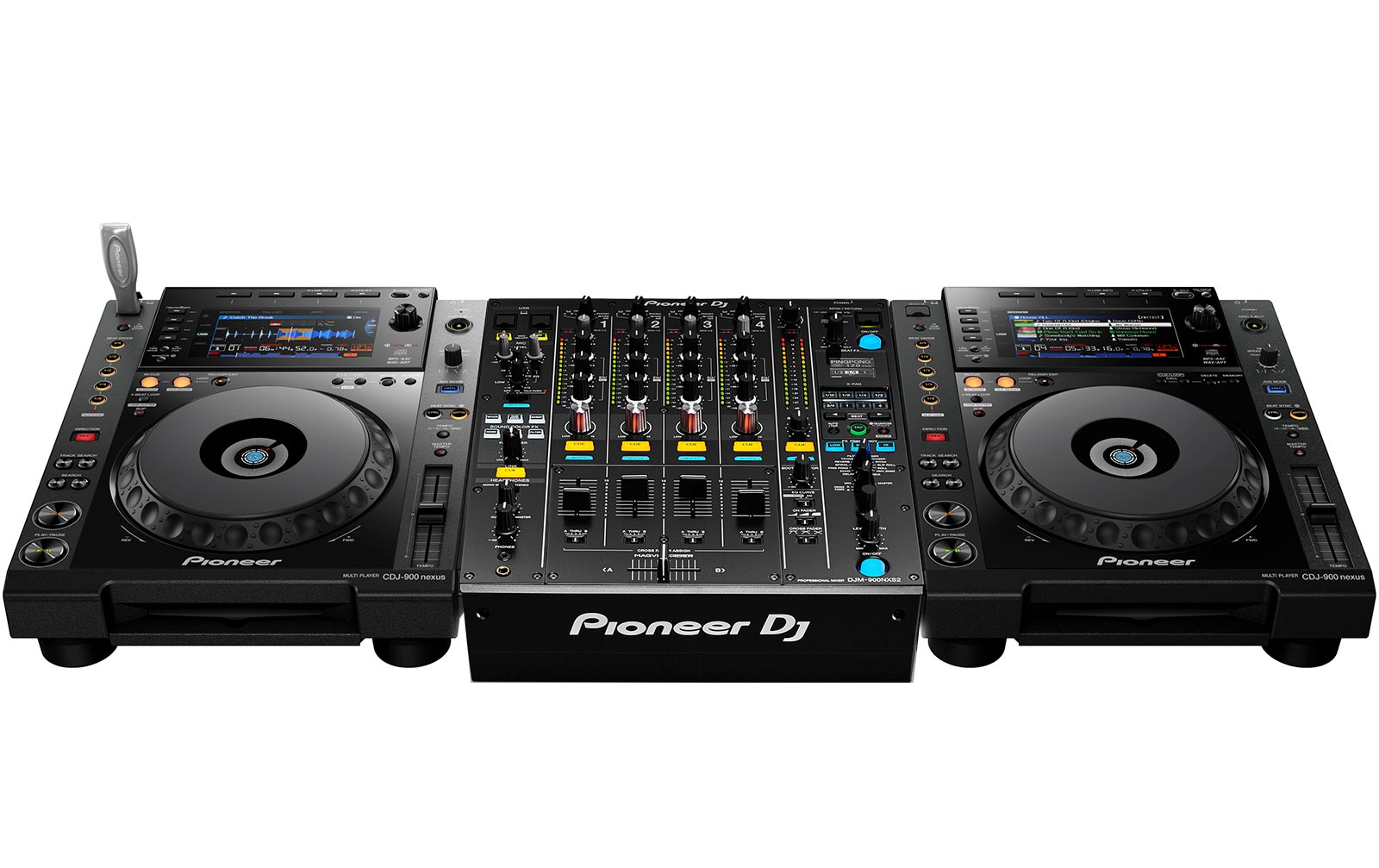 Pioneer CDJ 900 NXS Doppelpack & DJM-900 NXS2 Bundle