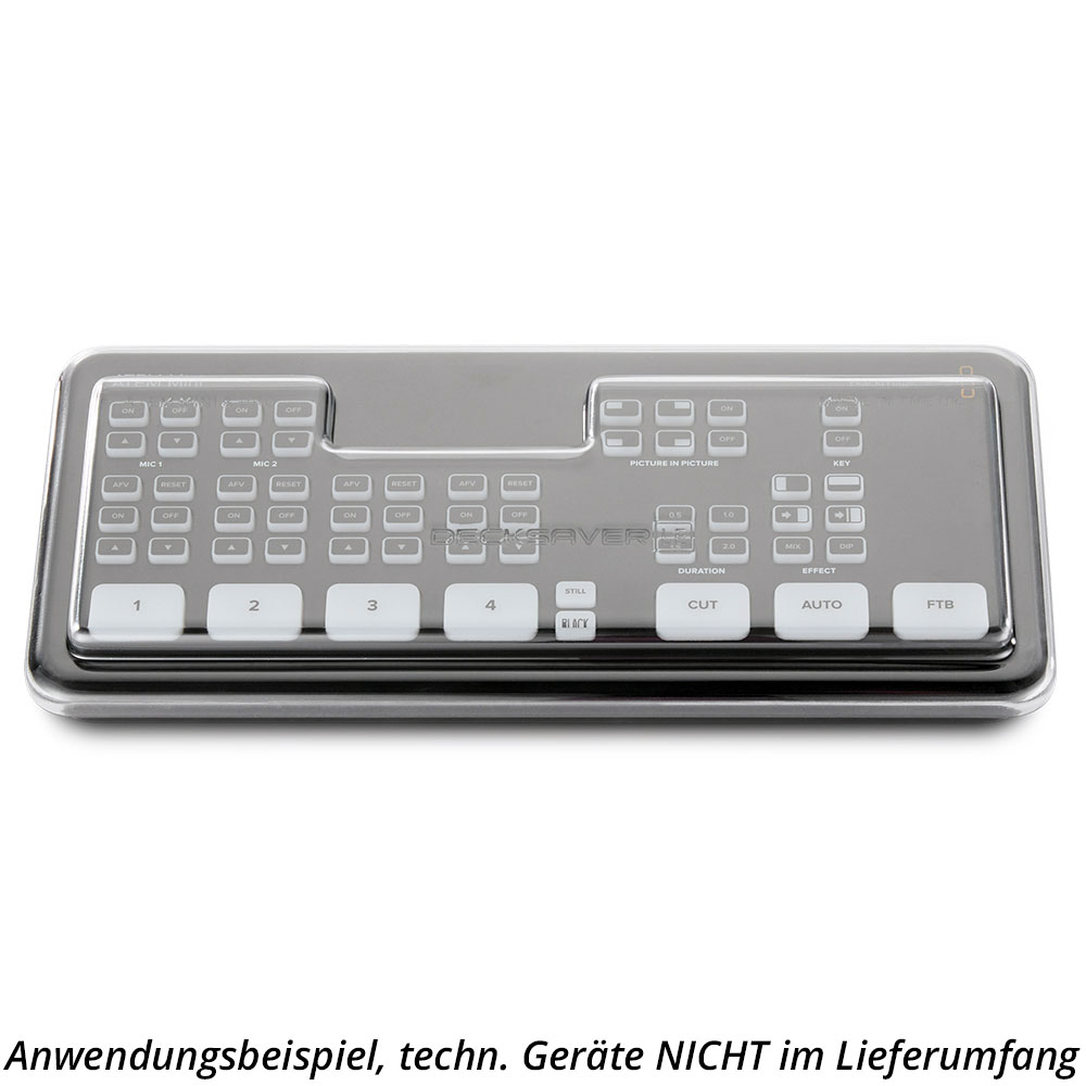 Decksaver Black Magic Design ATEM Mini, ATEM Mini Pro & ATEM Mini Pro ISO Staubschutzabdeckung