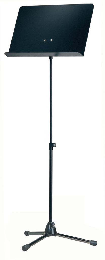 K&M 118/1 Orchesternotenpult, Aluplatte schwarz