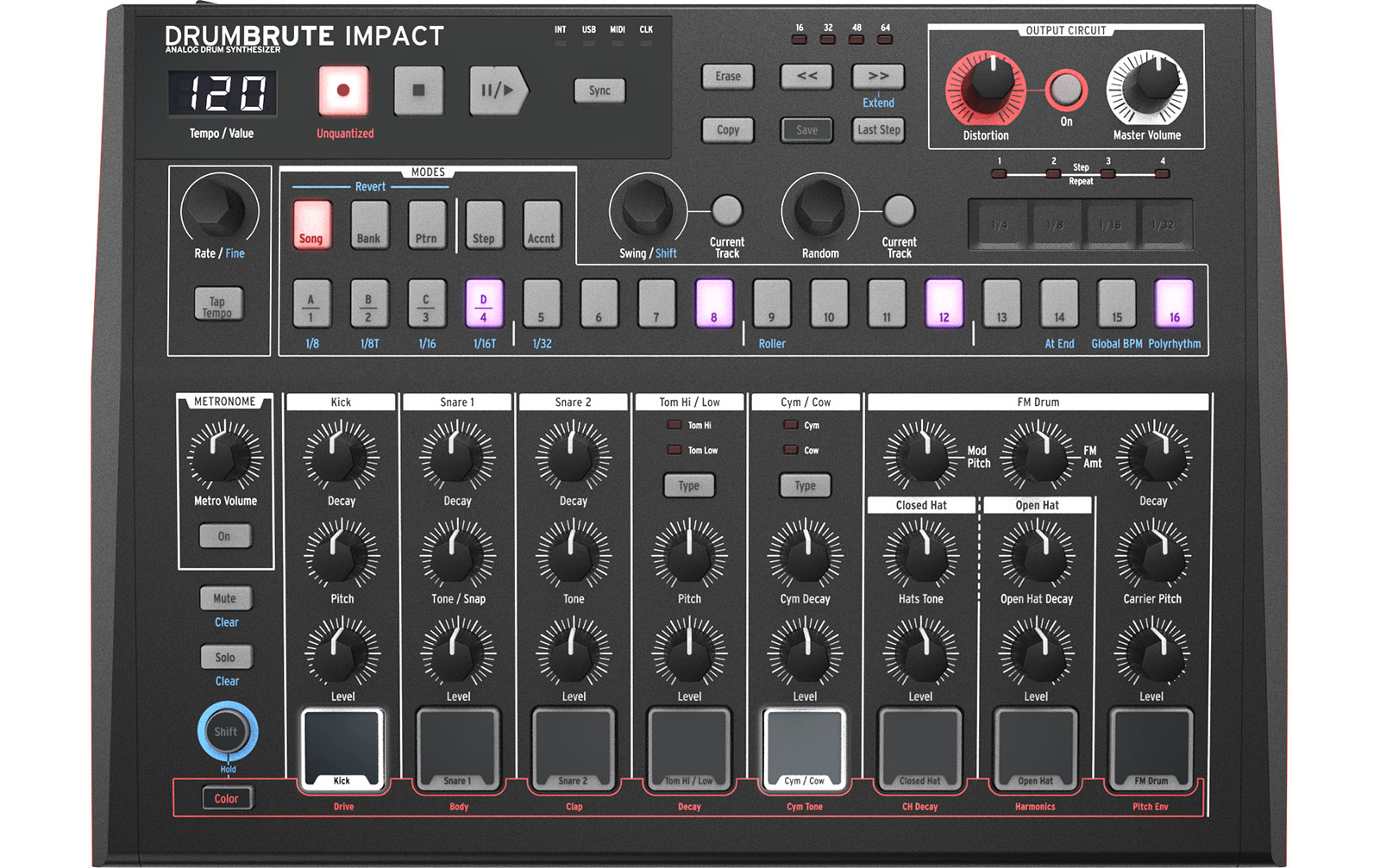 Arturia DrumBrute Impact Noir
