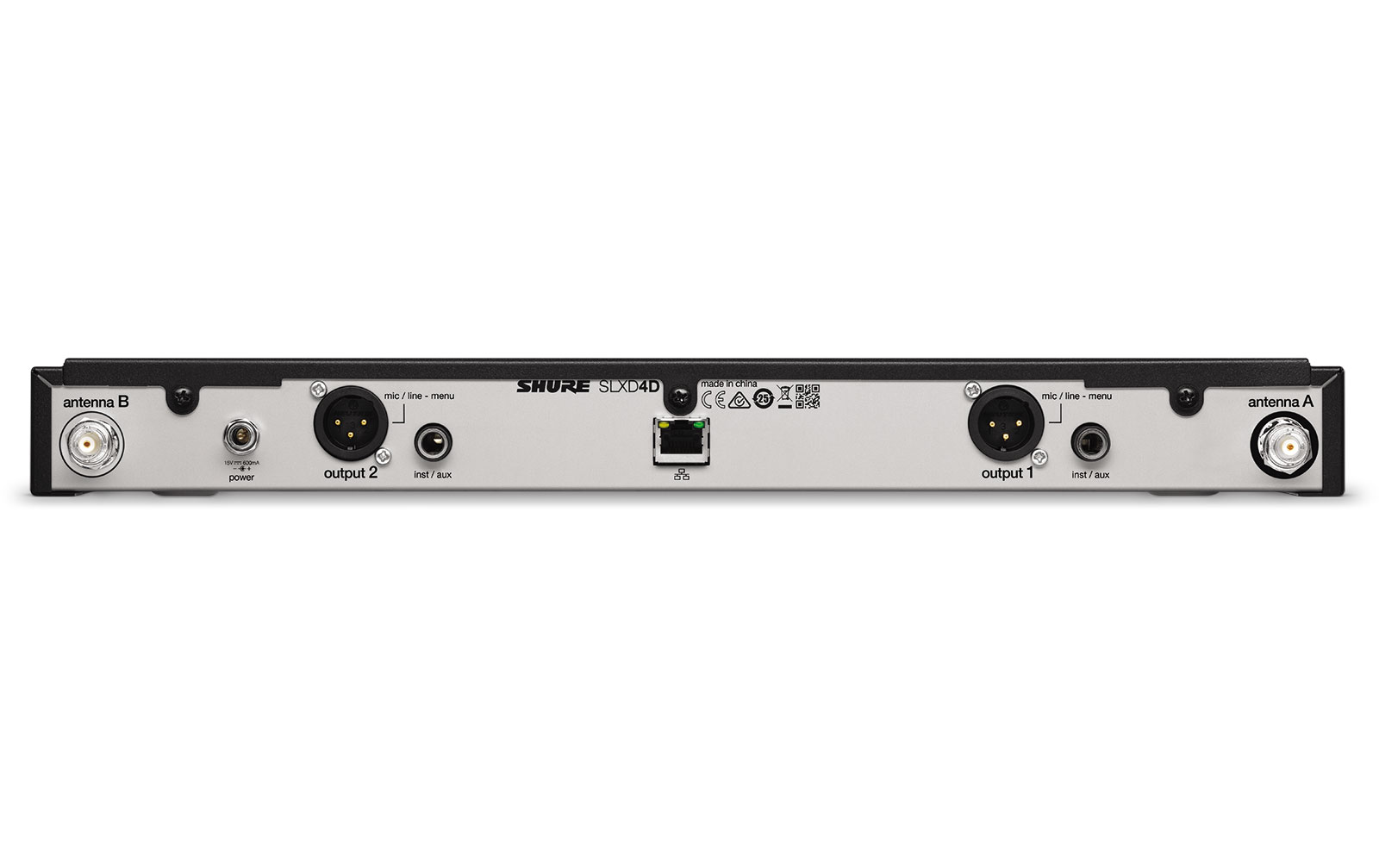 Shure SLXD4D SLX-D Doppelempfänger 470-514 MHz (SLXD4DE=-G59)