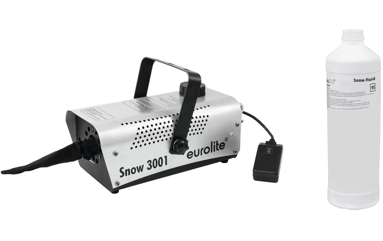 Eurolite Set Snow 3001 Schneemaschine + Schneefluid 1l B-Ware