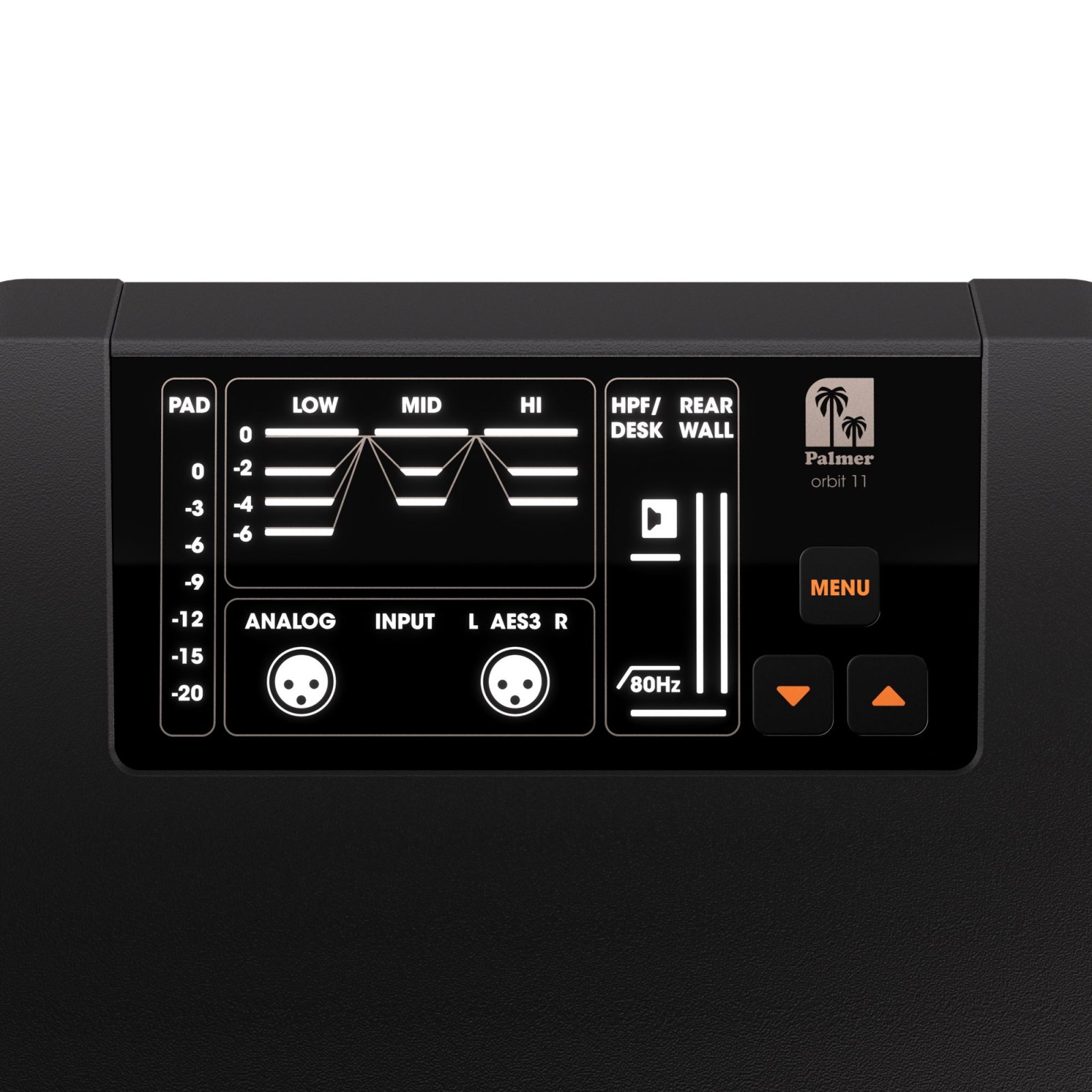 Palmer ORBIT 11 Studiomonitor Schwarz