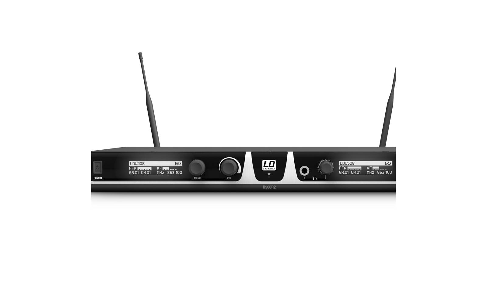 LD Systems U508 HBH 2 Funkmikrofon System mit Bodypack, Headset und Handmikrofon dynamisch