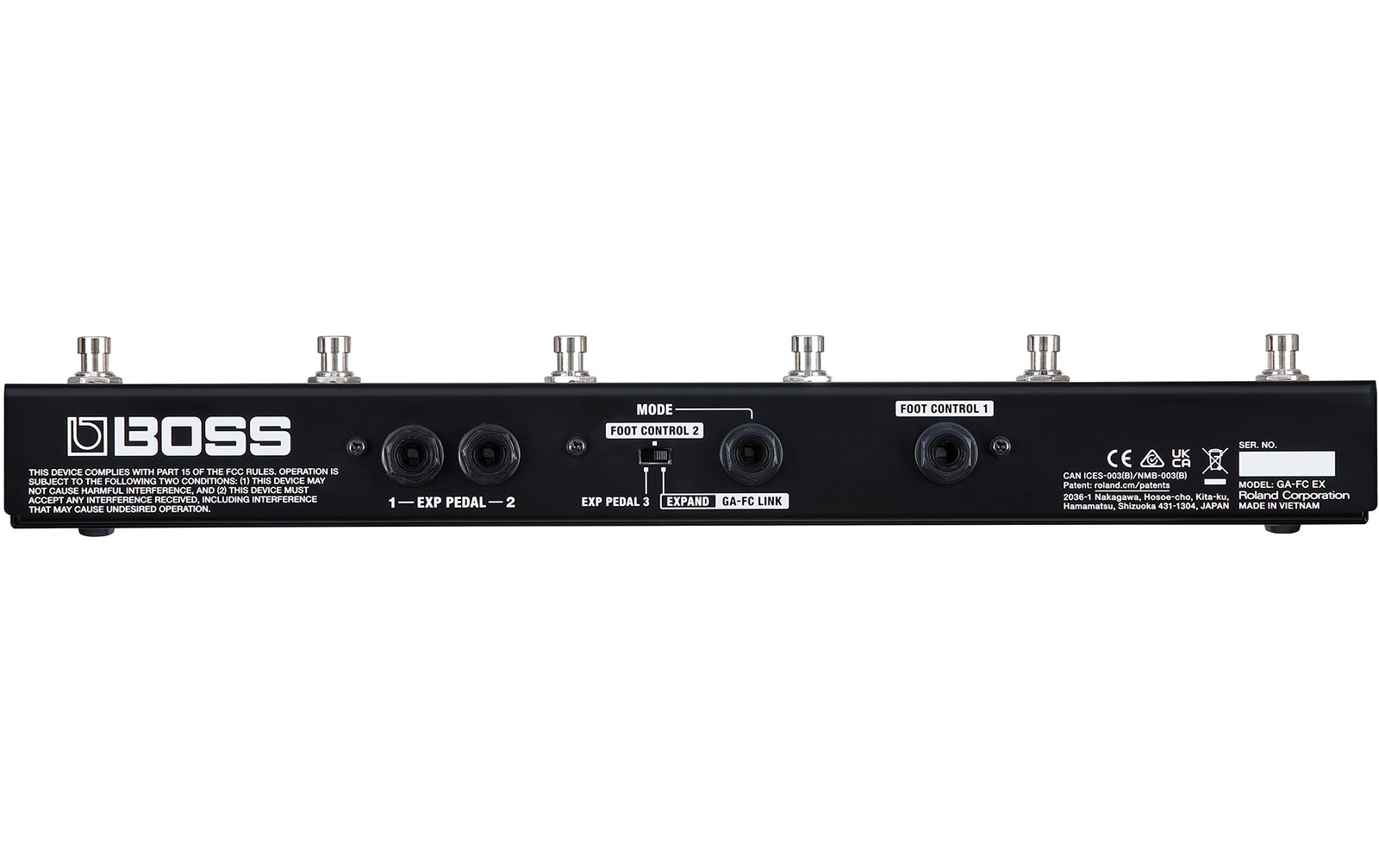Boss GA-FC EX Amplifier Foot Controller