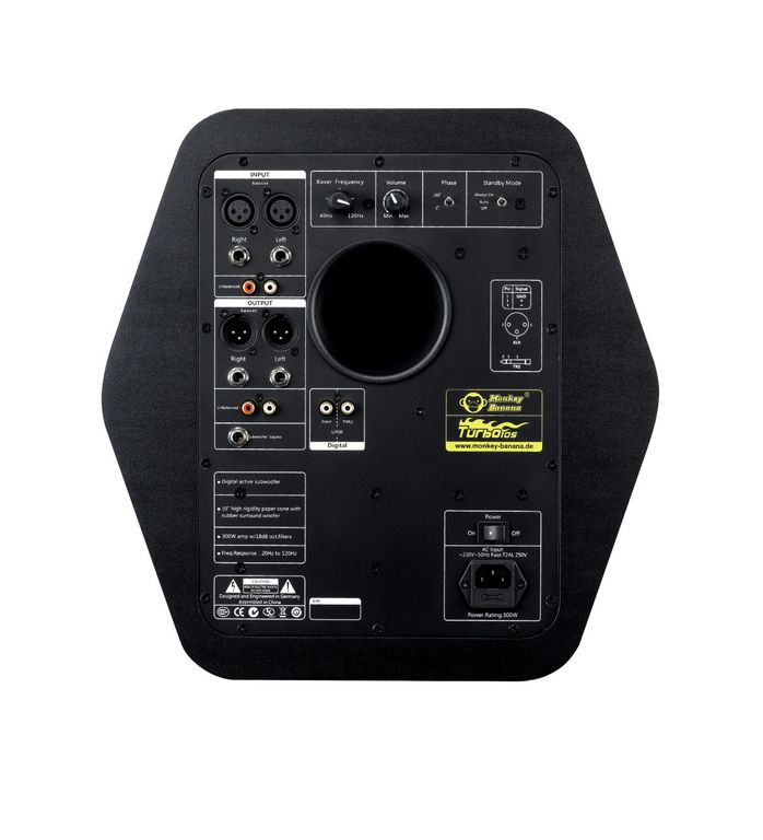 Monkey Banana Turbo10s Subwoofer black