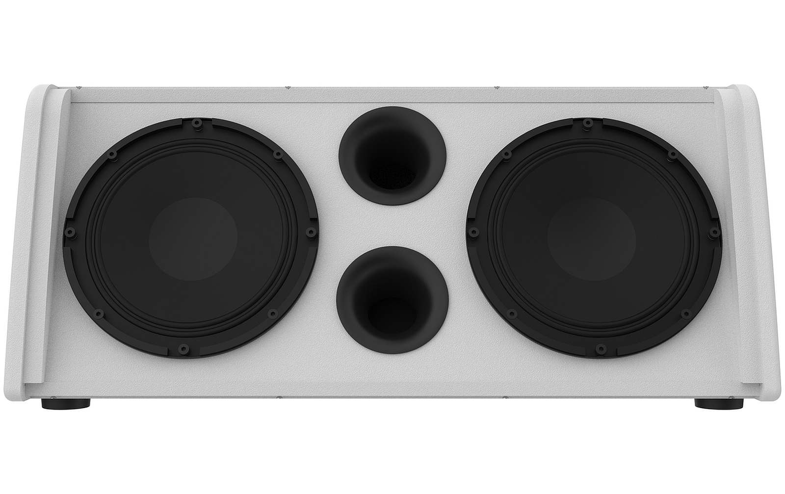 Intusonic 8SM300T 2x8" Subwoofer weiß