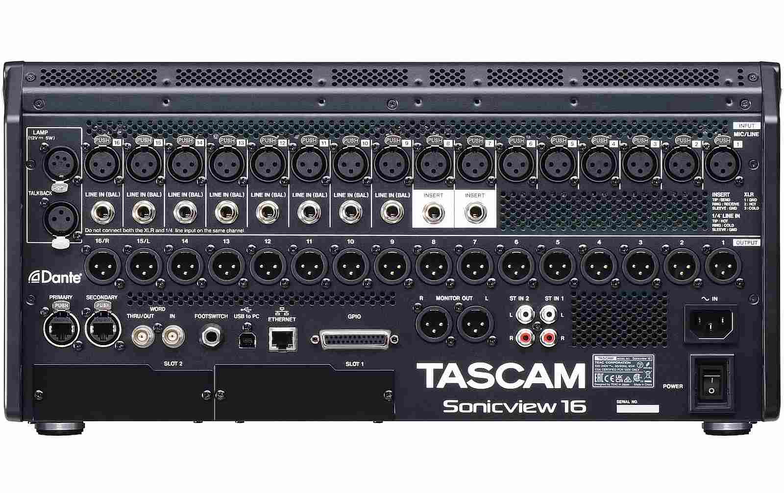 Tascam Sonicview 16