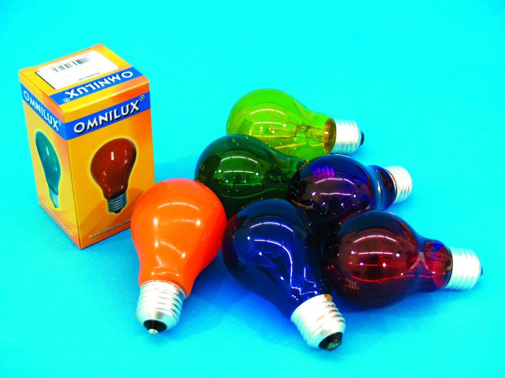 Omnilux A19 230V/40W E-27 gelb