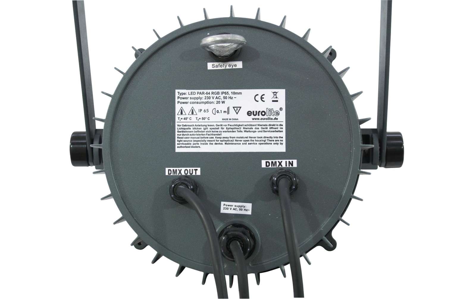 Eurolite LED IP PAR-64 RGB 10mm 20°