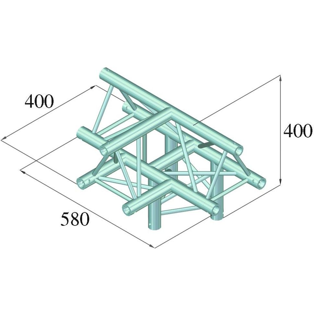 Alutruss Decolock DQ3-PAT43 4-Weg T-Stück /\\