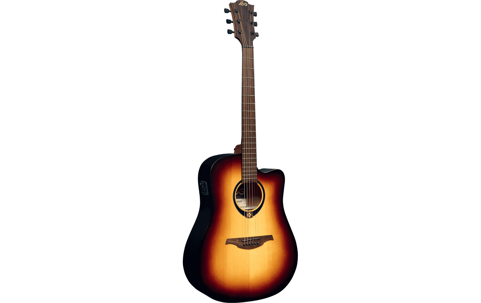 LAG Tramontane 70 T70DCE-BRB Dreadnought, Cutaway, Brownburst