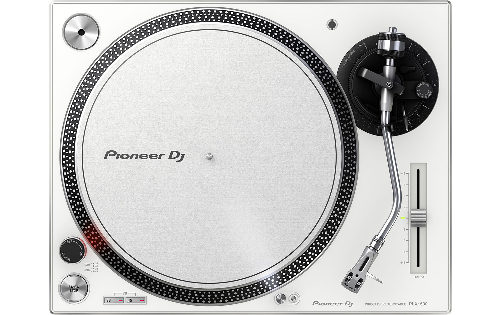 Pioneer PLX-500 W Doppelpack Set weiß