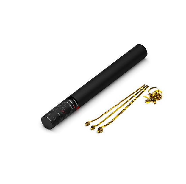 Magic FX Handheld Luftschlangen Kanone 50cm Gold Metallic