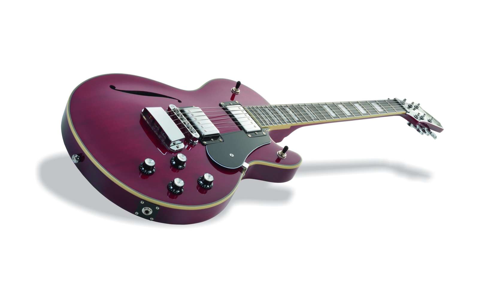 Hagstrom Swede F - Wild Cherry Transparent